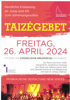 Taizegebet in Eschenbach in der OPF 2024